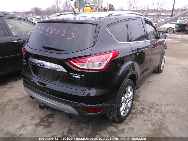 1FMCU9J9XFUC36252 - 2015 FORD ESCAPE TITANIUM BLACK photo 4