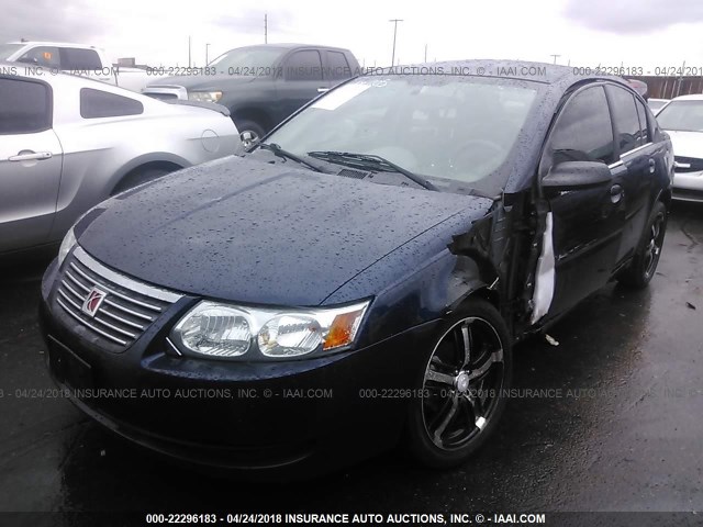 1G8AJ55F87Z158470 - 2007 SATURN ION LEVEL 2 BLUE photo 2