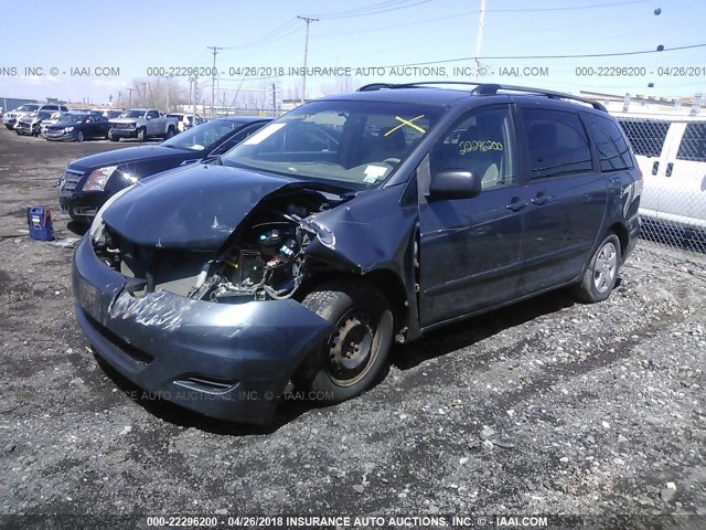 5TDZK23C98S107494 - 2008 TOYOTA SIENNA CE/LE GRAY photo 2