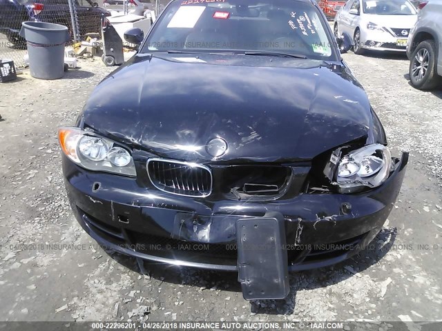 WBAUP93509VF48976 - 2009 BMW 128 I BLUE photo 6