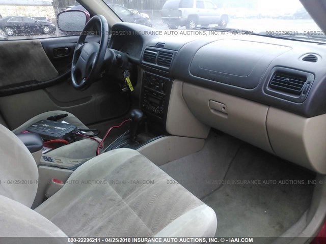 JF1SF65572H740931 - 2002 SUBARU FORESTER S RED photo 5