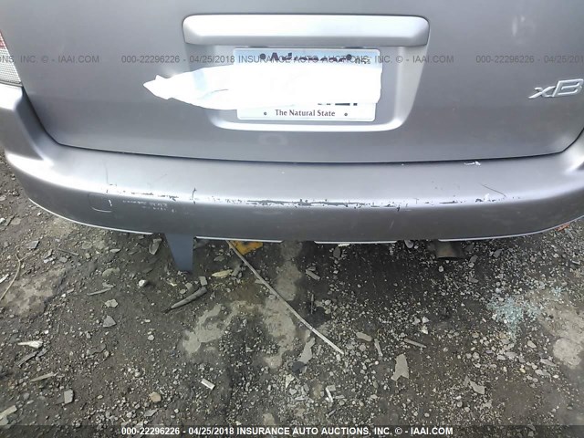 JTLKT334064078915 - 2006 TOYOTA SCION XB ვერცხლისფერი ფოტო 6