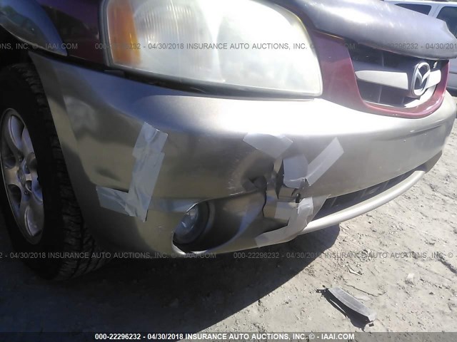 4F2CU08161KM32175 - 2001 MAZDA TRIBUTE LX/ES 红色 照片 6