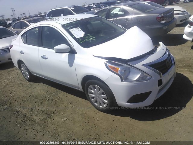 3N1CN7AP1FL853850 - 2015 NISSAN VERSA S/S PLUS/SV/SL WHITE photo 1