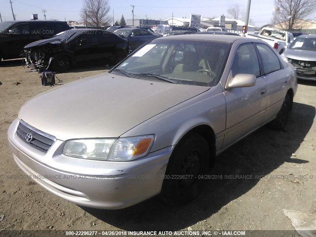 4T1BG22K9YU736434 - 2000 TOYOTA CAMRY CE/LE/XLE 棕色 照片 2