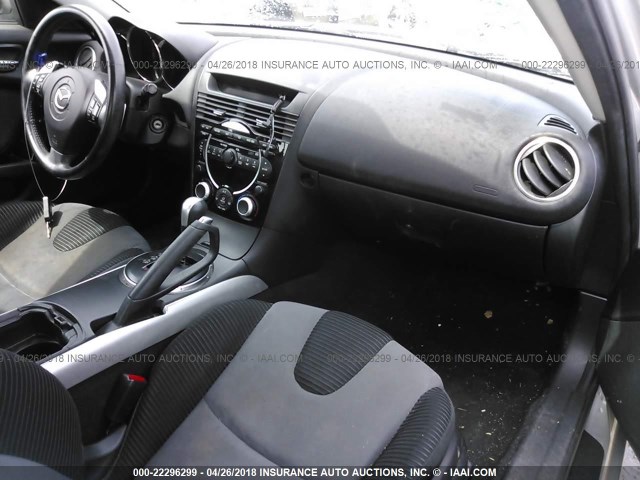 JM1FE173360206584 - 2006 MAZDA RX8 SILVER photo 5