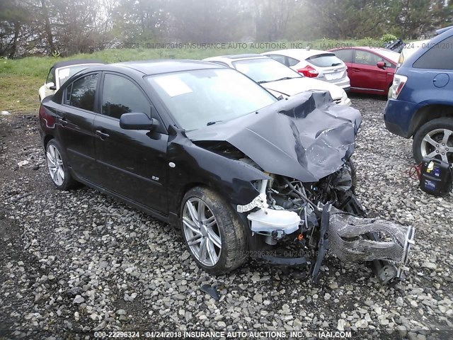 JM1BK323841204329 - 2004 MAZDA 3 S BLACK photo 1