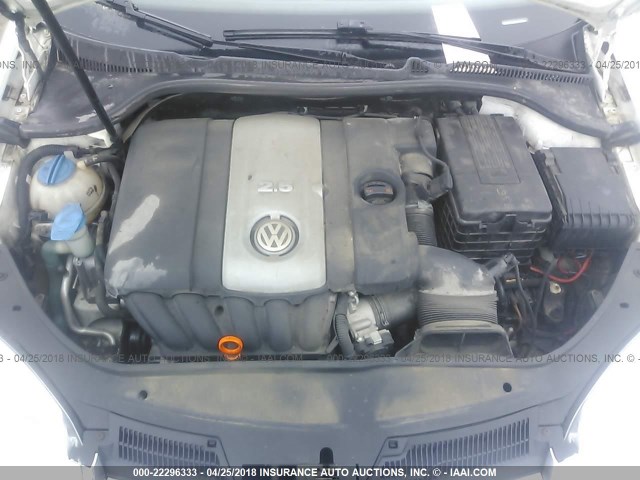 3VWEF71K27M157109 - 2007 VOLKSWAGEN JETTA WOLFSBURG 白色 照片 10