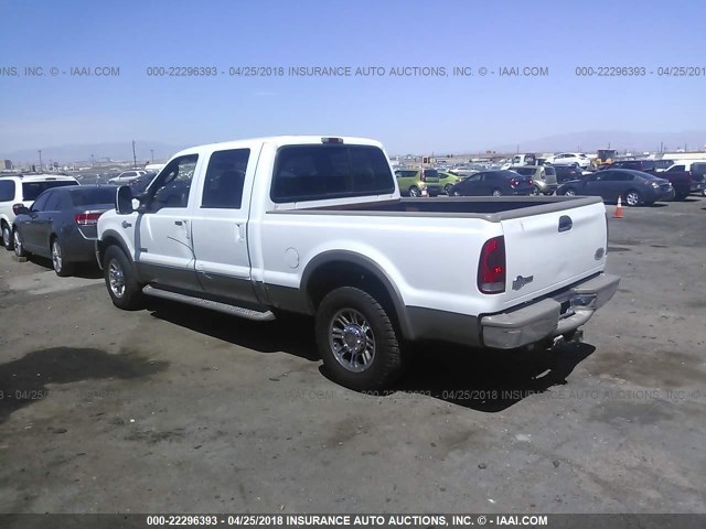 1FTWW30PX5EC86599 - 2005 FORD F350 SRW SUPER DUTY WHITE photo 3