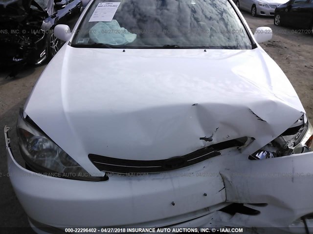 4T1BE30K73U177697 - 2003 TOYOTA CAMRY LE/XLE/SE თეთრი ფოტო 10