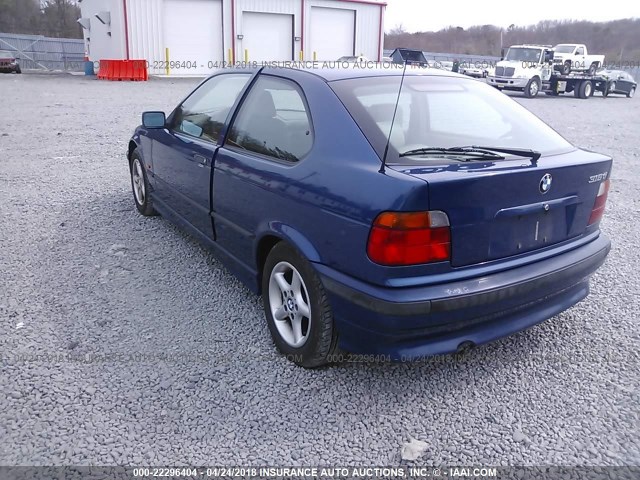 WBACG832XWKC82875 - 1998 BMW 318 TI AUTOMATIC BLUE photo 3