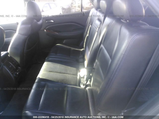 2HNYD18692H532183 - 2002 ACURA MDX TOURING SILVER photo 8