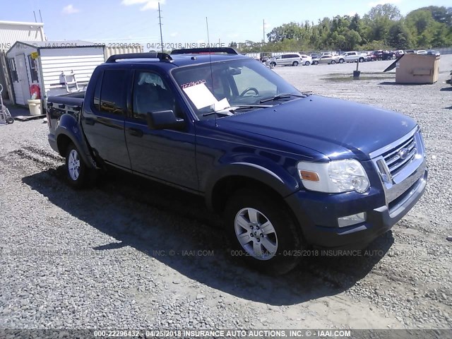 1FMEU31E88UA56466 - 2008 FORD EXPLORER SPORT TR XLT BLUE photo 1