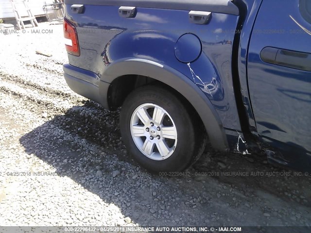 1FMEU31E88UA56466 - 2008 FORD EXPLORER SPORT TR XLT BLUE photo 6