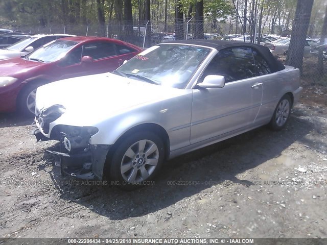 WBABW33425PL35229 - 2005 BMW 325 CI SILVER photo 2