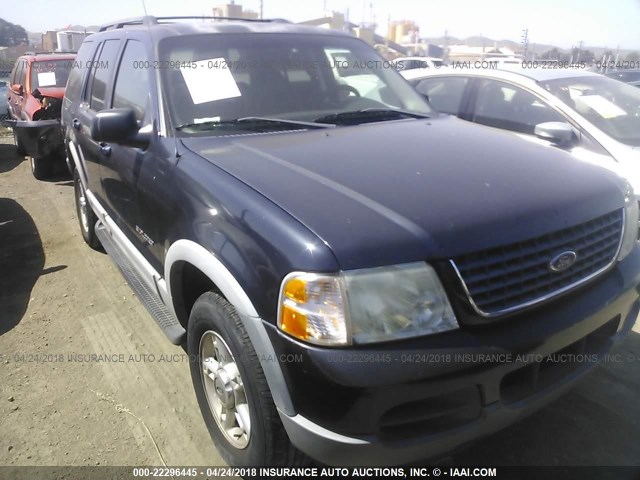 1FMDU73W42ZC04955 - 2002 FORD EXPLORER XLT BLUE photo 6