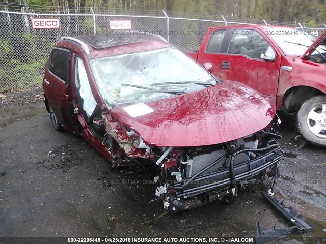 5N1AT2MVXJC716901 - 2018 NISSAN ROGUE SV/SL MAROON photo 1