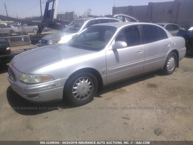 1G4HR54K9YU109929 - 2000 BUICK LESABRE LIMITED SILVER photo 2