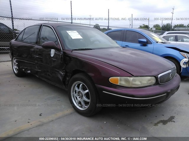 2G4WS52J221132025 - 2002 BUICK CENTURY CUSTOM MAROON photo 1