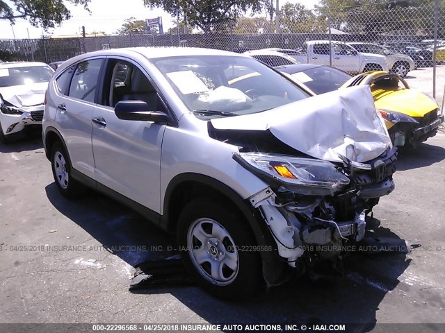 3CZRM3H35GG706022 - 2016 HONDA CR-V LX SILVER photo 1