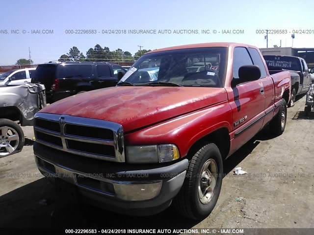 3B7HC13Y6WG228171 - 1998 DODGE RAM 1500 RED photo 2