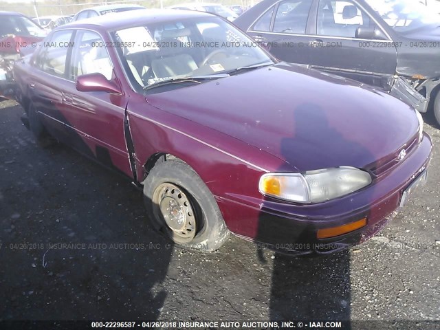 4T1BG12K9TU779125 - 1996 TOYOTA CAMRY DX/LE/XLE ბურგუნდია ფოტო 1