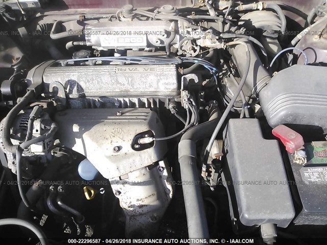 4T1BG12K9TU779125 - 1996 TOYOTA CAMRY DX/LE/XLE ბურგუნდია ფოტო 10