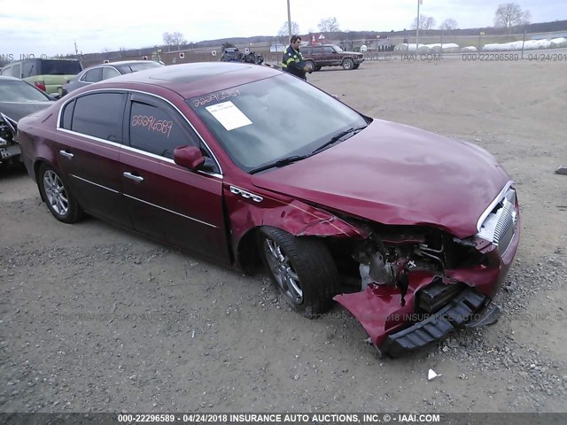 1G4HD57248U116751 - 2008 BUICK LUCERNE CXL RED photo 1