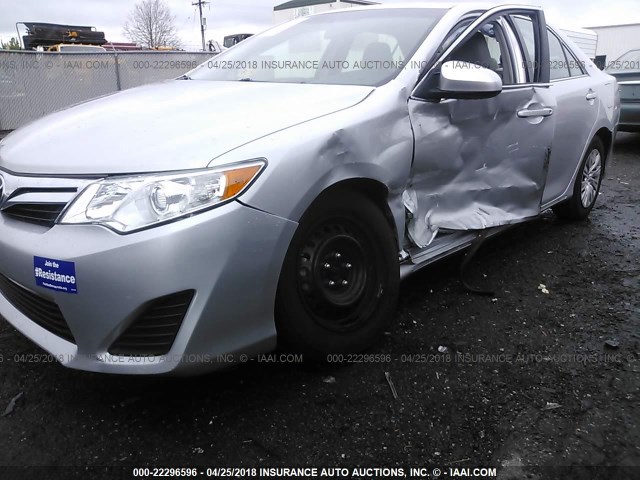 4T4BF1FK9ER438815 - 2014 TOYOTA CAMRY L/SE/LE/XLE SILVER photo 6
