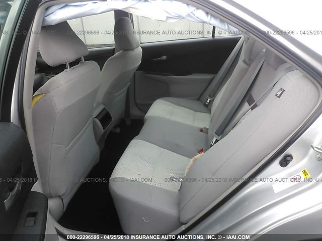 4T4BF1FK9ER438815 - 2014 TOYOTA CAMRY L/SE/LE/XLE SILVER photo 8