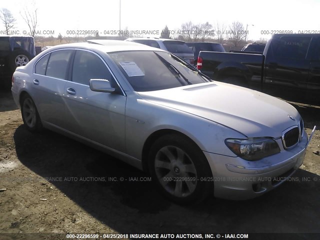 WBAHL83576DT03193 - 2006 BMW 750 I SILVER photo 1