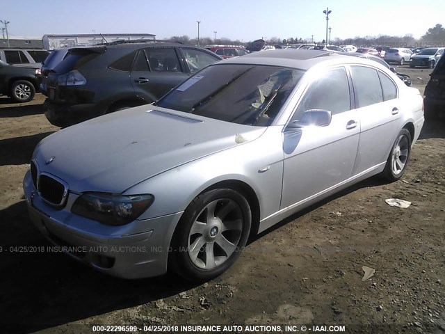 WBAHL83576DT03193 - 2006 BMW 750 I Plata foto 2