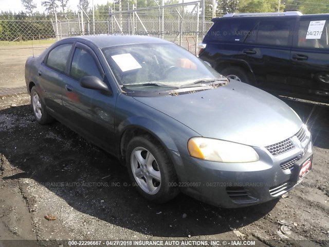 1B3EL46X75N515050 - 2005 DODGE STRATUS SXT BLUE photo 1