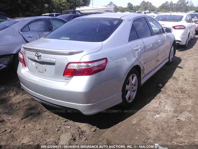 4T1BE46K47U669980 - 2007 TOYOTA CAMRY NEW GENERAT CE/LE/XLE/SE SILVER photo 4