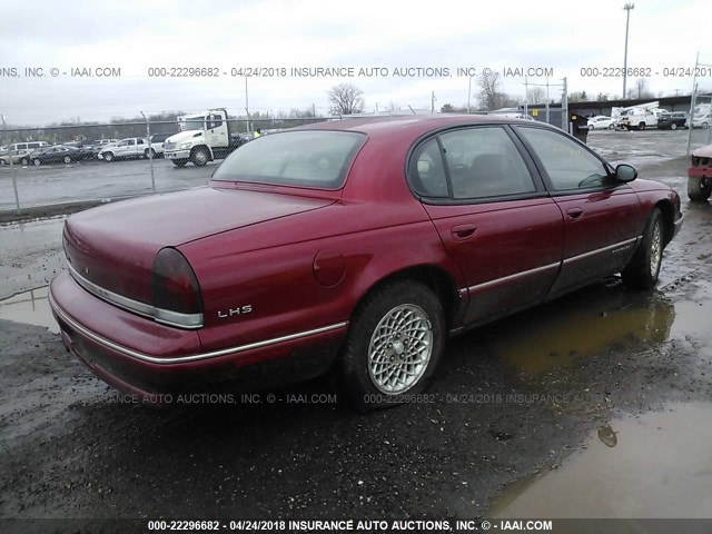 2C3HC56F8VH773101 - 1997 CHRYSLER LHS MAROON photo 4