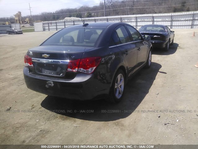 1G1PF5SB4G7176777 - 2016 CHEVROLET CRUZE LIMITED LT BLACK photo 4