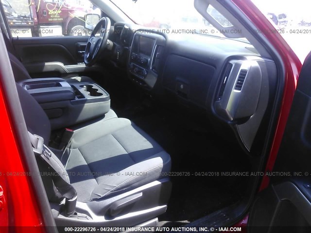 3GCUKRECXEG131006 - 2014 CHEVROLET SILVERADO K1500 LT RED photo 5