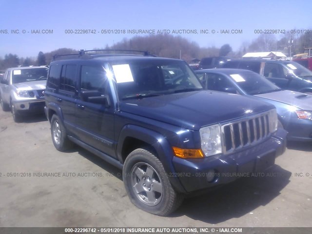 1J8HG48K89C535982 - 2009 JEEP COMMANDER SPORT Մուգ կապույտ լուսանկար 1