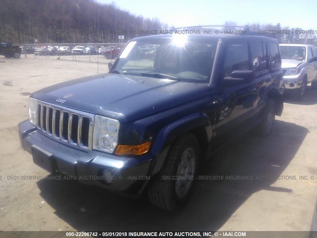 1J8HG48K89C535982 - 2009 JEEP COMMANDER SPORT Dark Blue photo 2