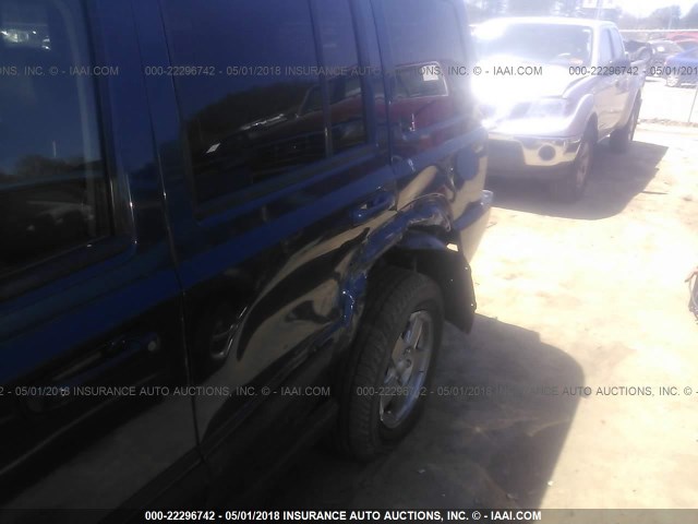 1J8HG48K89C535982 - 2009 JEEP COMMANDER SPORT Մուգ կապույտ լուսանկար 6