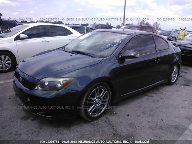 JTKDE167870156335 - 2007 TOYOTA SCION TC GRAY photo 2