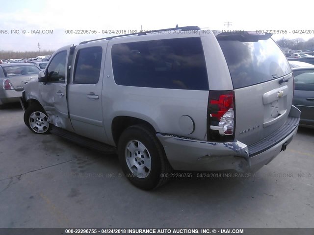 3GNFC16J78G261471 - 2008 CHEVROLET SUBURBAN C1500  LS SILVER photo 3