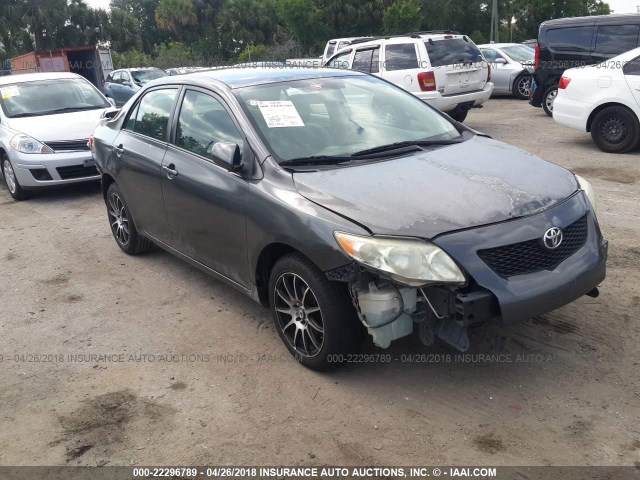 JTDBL40E59J032341 - 2009 TOYOTA COROLLA LE/XLE GRAY photo 1