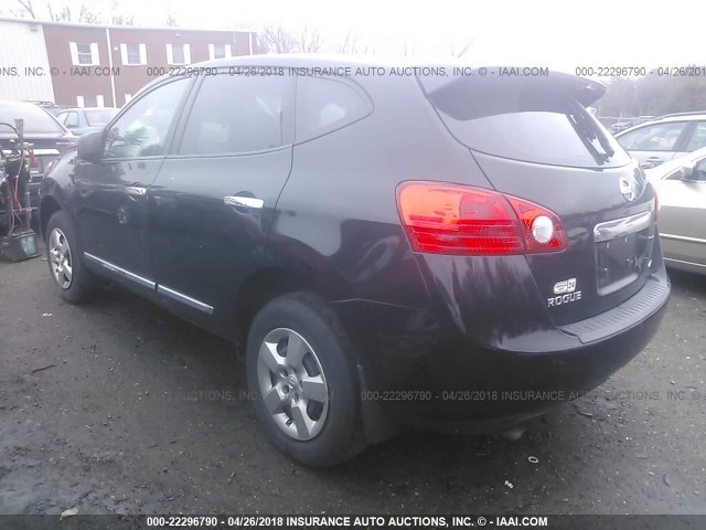 JN8AS5MV1BW676852 - 2011 NISSAN ROGUE S/SV/KROM BLACK photo 3