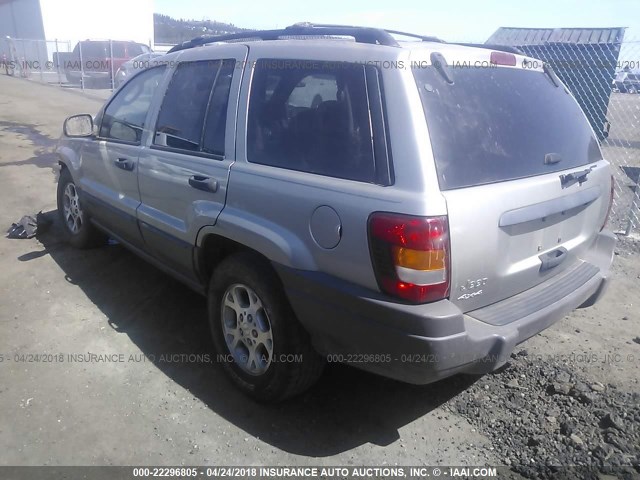 1J4GW48S53C529662 - 2003 JEEP GRAND CHEROKEE LAREDO Pewter photo 3