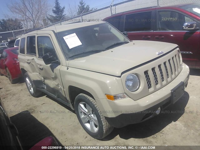 1C4NJRFB4HD128844 - 2017 JEEP PATRIOT LATITUDE TAN photo 1