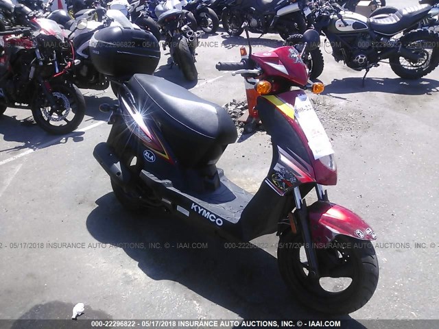 LC2U6G105EC000151 - 2014 KYMCO USA INC AGILITY 125 RED photo 1