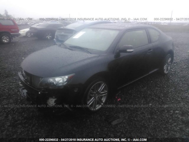 JTKJF5C79D3062793 - 2013 TOYOTA SCION TC 黑色 照片 2