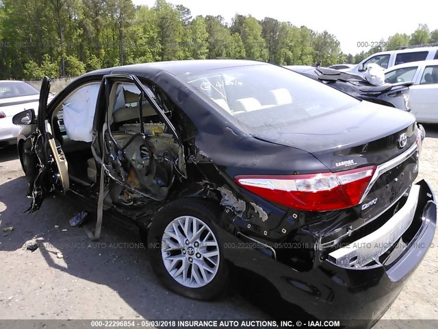 4T4BF1FK1GR555078 - 2016 TOYOTA CAMRY LE/XLE/SE/XSE 黑色 照片 3