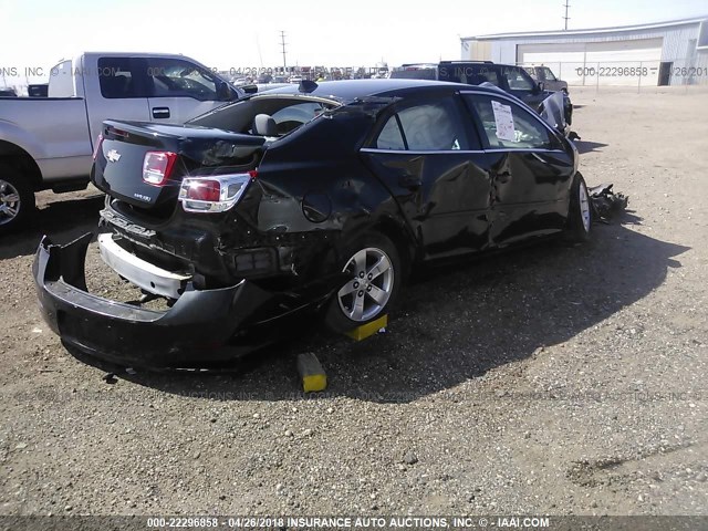 1G11B5SA4DF177728 - 2013 CHEVROLET MALIBU LS შავი ფოტო 4